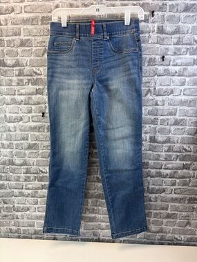 SPANX pull on blue jeans